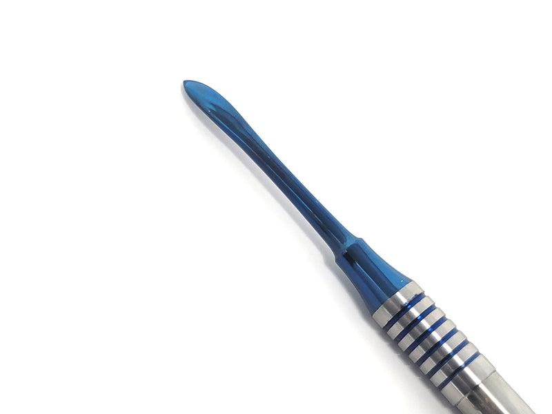 [Australia - AusPower] - Professional Dental Periosteal Elevator Molt M9, Stainless Steel with Blue Titanium Coated Tips Molt 9 