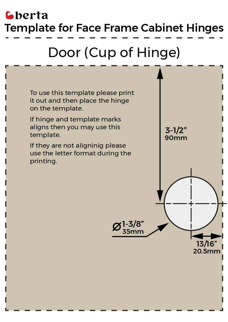Berta 20-Pack 1-1/4 inch Overlay Soft Closing Face Frame Cabinet Hinges, 105 Degree 6-Ways 3-Cam Adjustment Concealed Kitchen Cabinet Door Hinges with Screwss (1-1/4 in. Overlay, 20 Pieces) 1-1/4 in. Overlay | 20 Pieces