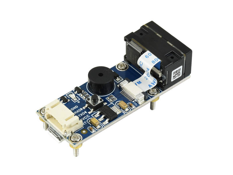 [Australia - AusPower] - Waveshare Barcode Scanner Module 1D/2D Codes Reader with USB and UART Interface 