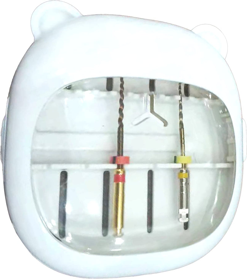 [Australia - AusPower] - Dental Endo Files Measurement Disinfection Ruler Case Box Autoclave Endodontic Bur Holder Organizer Container 5Pcs 