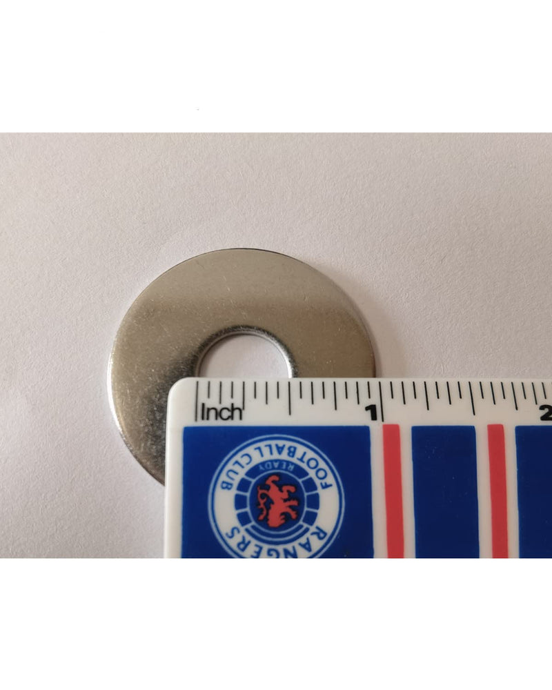 [Australia - AusPower] - [20 Pack] 1/2" x 1-1/2" OD Stainless Steel Fender Washer - Choose Size Metal Flat Washers for Bolts (304 Stainless Steel) 1-1/2"OD 