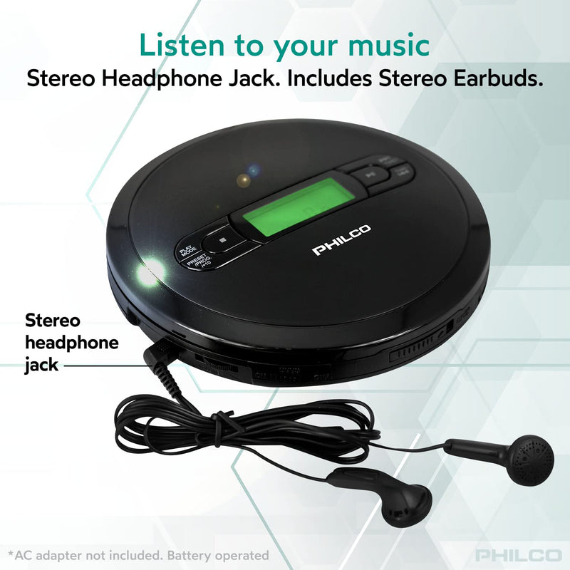 [Australia - AusPower] - Personal CD Player with MP3 Playback, FM Radio & 60 Second Anti-Shock 
