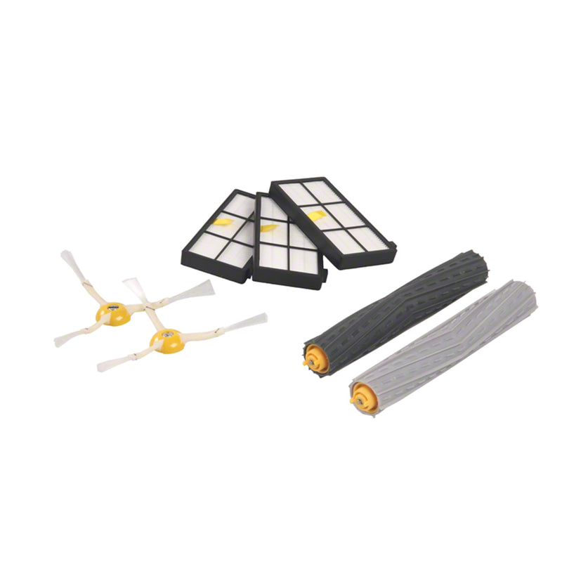 [Australia - AusPower] - iRobot Roomba Authentic Replacement Parts - Roomba 800 and 900 Series Replenishment Kit (3 AeroForce Filters, 2 Spinning Side Brushes, and 1 Set of Multi-Surface Rubber Brushes) (Pack of 1) 