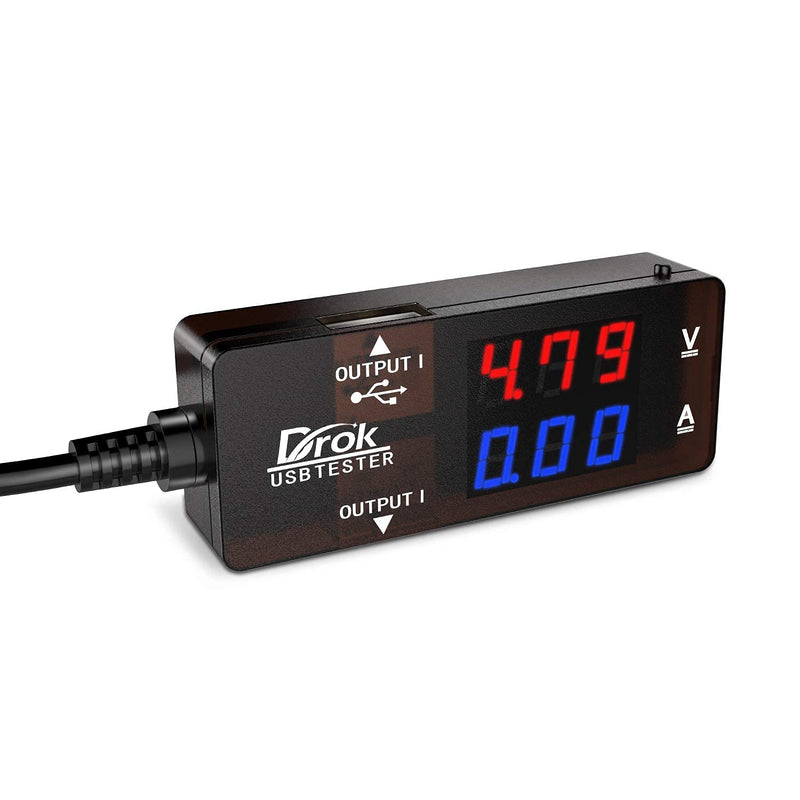 [Australia - AusPower] - DROK Digital Multimeter USB 2.0 and USB Load Tester 