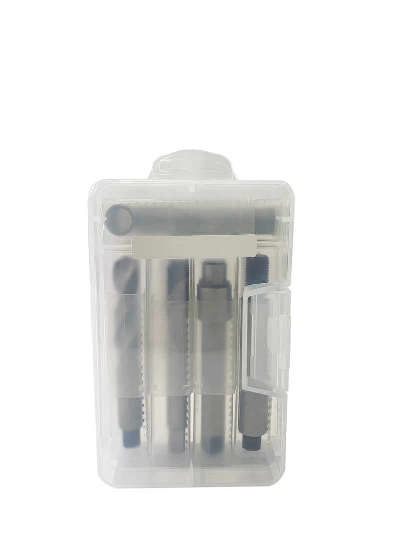 [Australia - AusPower] - M10 X 1.25 Thread Repair Kit ，Spark Plug Repair Short Tooling KIT，Particularly Suitable for Timing Belt Tensioner，Crankcase ，Drain and Glow Plug Thread Repair 
