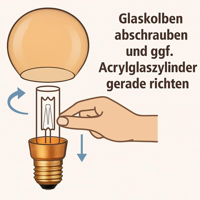 Greenandco® Vintage Design LED Bulb for Mood Lighting, E27 A60 Edison Light Bulb, 2 W 65 lm 1800 K Gold Extra Warm White, 320°, 230 V, Flicker-Free, Not Dimmable 1 pc.