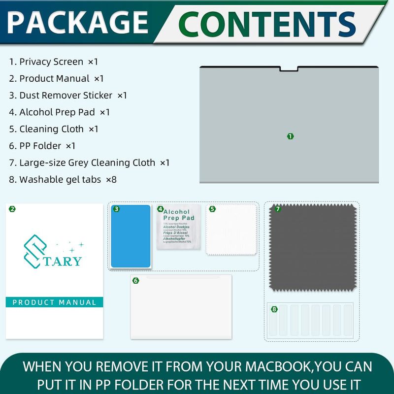 [Australia - AusPower] - Privacy Screen for MacBook Pro 14" 2021-2023 (A2442/A2779/A2918/A2992,M1/M2/M3) | Magnetic Anti-Glare Blue Light Filter | Matte & Glossy Design Privacy-Mac Pro14"(2021-2023,M1,M2)-Magnet 