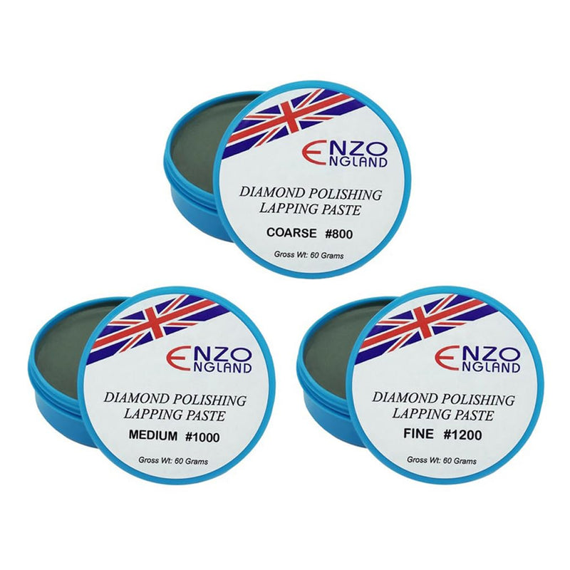 [Australia - AusPower] - Diamond Lapping Stropping Sharpening Honing Polishing Buffing Cutting Abrasive Compound Paste For Razor Knife Tools Sharp Edge Cutting Blade (1000# MEDIUM) 1000# MEDIUM 
