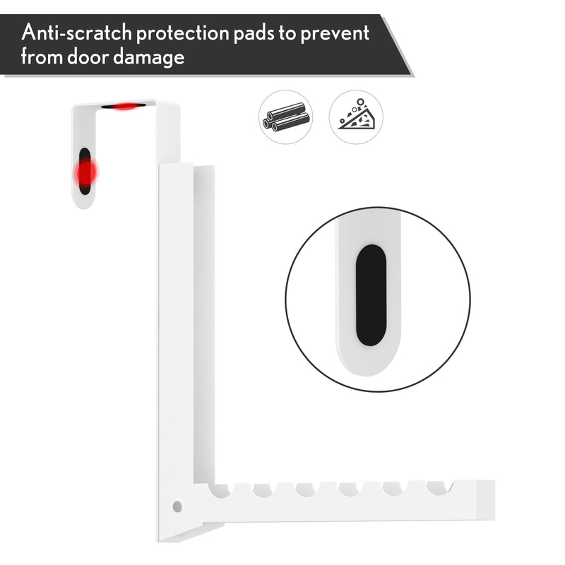 [Australia - AusPower] - Over The Door Hanger Hooks for Clothes Small Portable Storage Hooks, Over The Door Clothes Drying Rack for Laundry Heavy Duty Foldable Clothes Organizer Coat Towels Hanging Rack (2 Pack) 2 