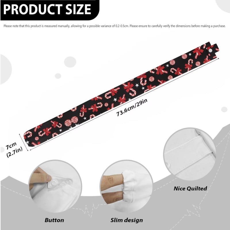 [Australia - AusPower] - Christmas Stethoscope Sleeve Nurse 2 Pack Candy Cane Stethoscope Cover Sleeve for Nurses Doctors Christmas Decorations 