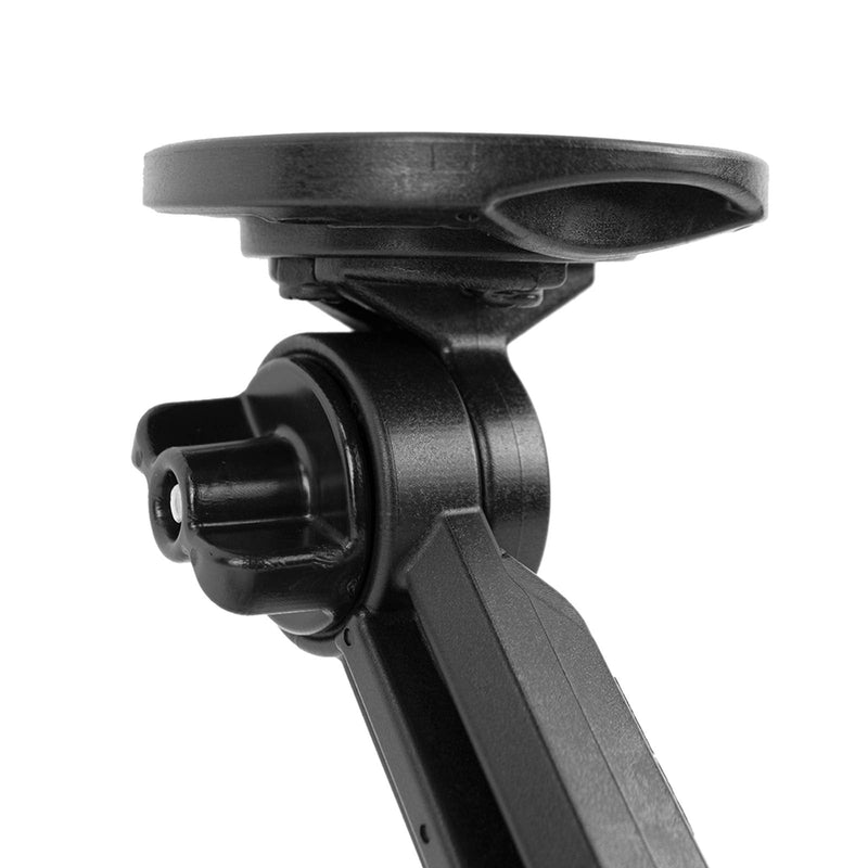 YakAttack Round Base Fish Finder Mount | Kayak Track Mount | Fits Garmin Striker 4 & Raymarine Dragonfly 7 Pro | Secure Kayak Rail Mount | Works with GearTrac & MightyMount | Hardware Included
