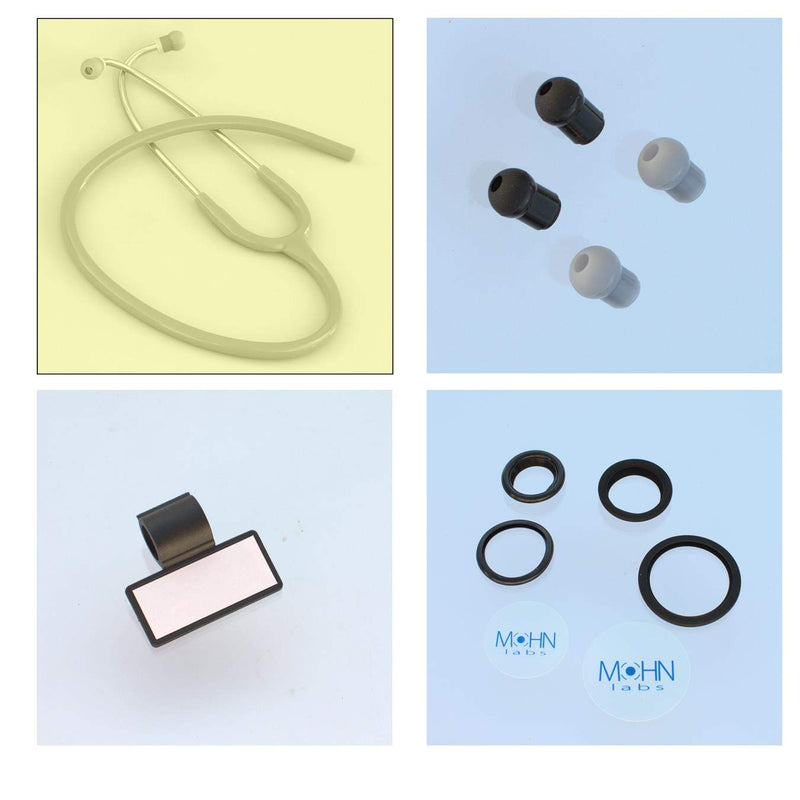 [Australia - AusPower] - Compatible Replacement Tube by CardioTubes fits Littmann(r) MasterCardiologyI(r) and Littmann(r) Cardiology III(r) Stethoscopes - 7mm Binaurals Black on Black TUBING 