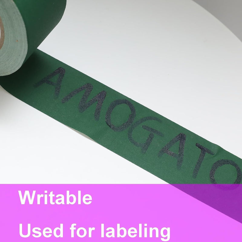 Gaffer Tape 3 Inch x 30 Yard,Gaffers Tape Green,Rubber Adhesive Leaves No Residue Waterproof,Multipurpose,Easy to Tear,Great for Concerts, Weddings or More