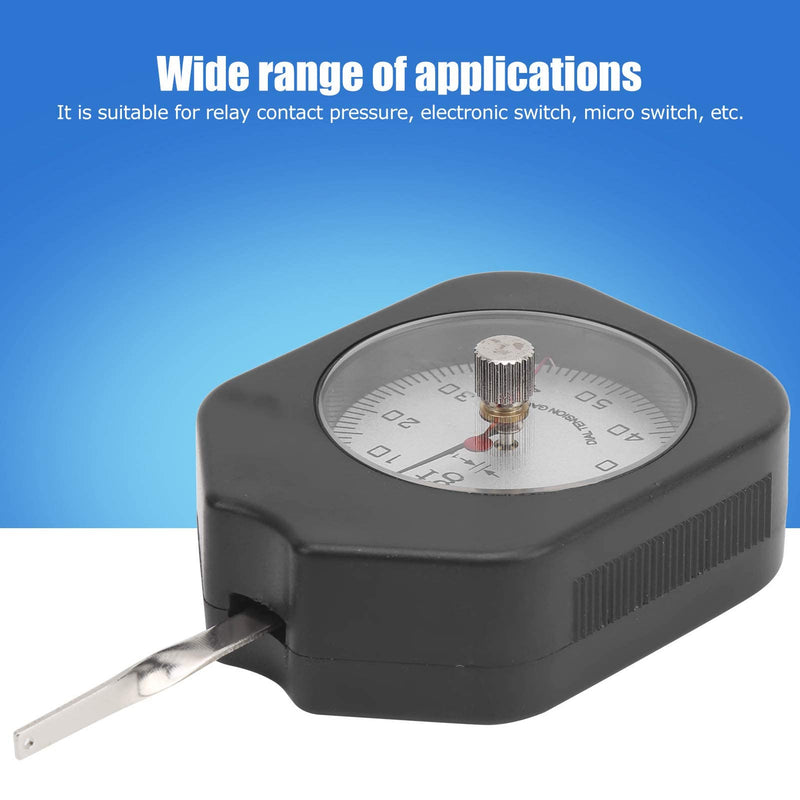 [Australia - AusPower] - Mxzzand Dial Tension Gauge Tension Meter Gauge Gram Tension Meter Double Needle Switch Measuring Dynamometer 50g for Testing 