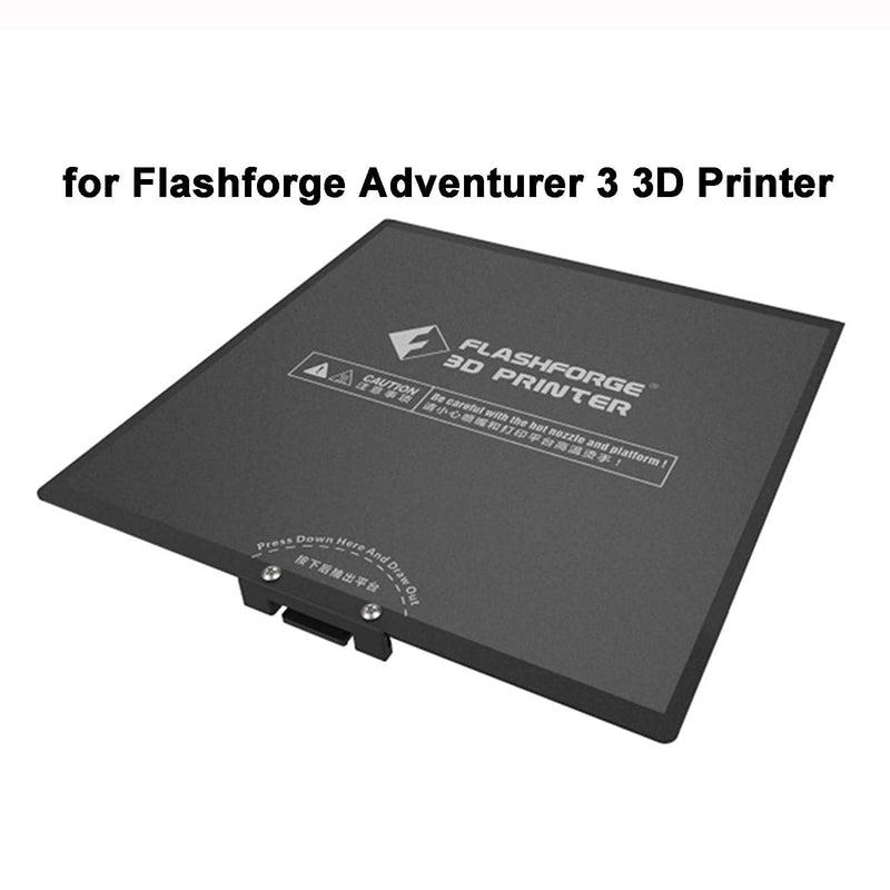 SHEAWA 3D Printer Parts Flexible Build Plate Kit for Flashforge Adventurer 3 Series Upgraded Print Platform 3D Printer Accessories