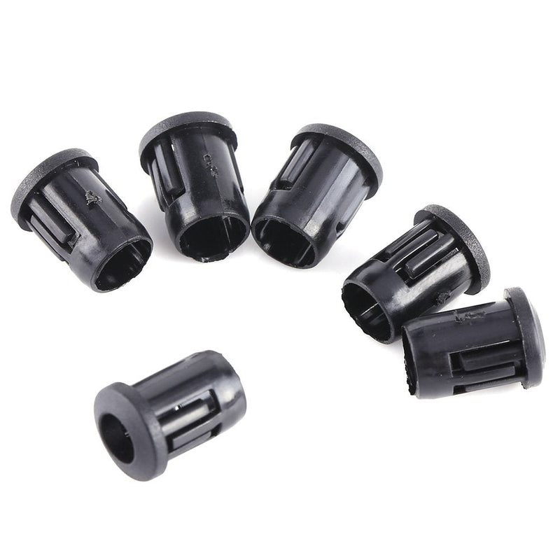 Pack of 50 LED Diode Holder, Nylon Lamp Holder with Clip Bezel Mounting, LED Socket 5 mm
