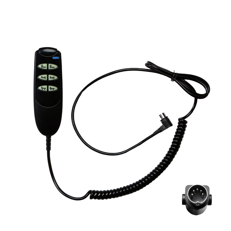 [Australia - AusPower] - 6 Button 5 Pin Remote Hand Control Handset for Electric Hospital Beds 