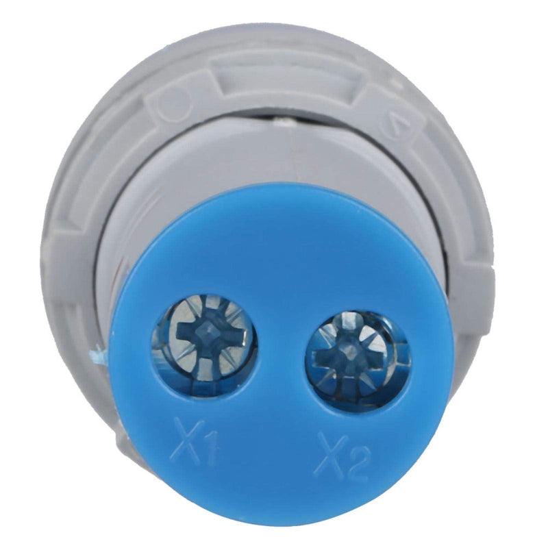 [Australia - AusPower] - Digital Mini LED Display Voltmeter, DC 6-100V LED Voltmeter Signal Light Digital Display DC Voltage Meter Indicator Round Lamp Tester (Blue) 