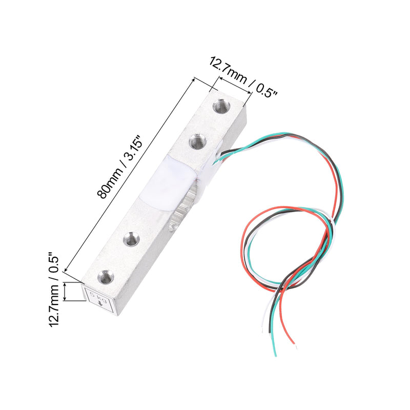 QUARKZMAN HX711 Digital Load Cell Module Weighing Sensor 24 Bit Precision 5 kg | A/D Dual Channel, For DIY Portable Electronic Kitchen Scale Kit