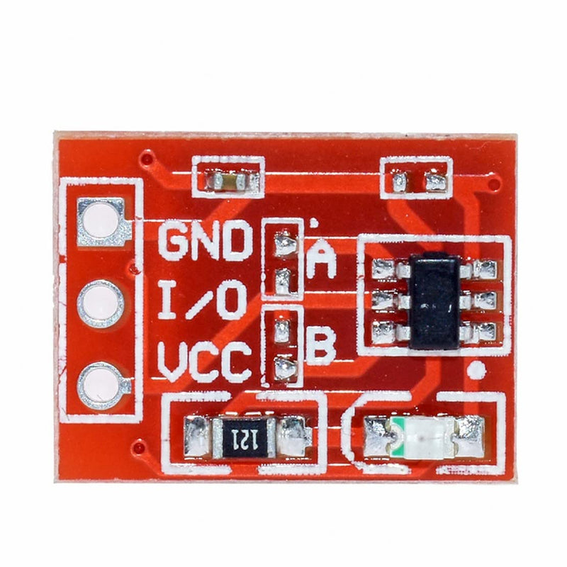 [Australia - AusPower] - JZK 10x TTP223 Self-Lock Capacitive Touch Switch Module, DC 2.5V - 5.5V Digital Capacitive Touch Sensor Switch Module, Single-Channel Transformation 