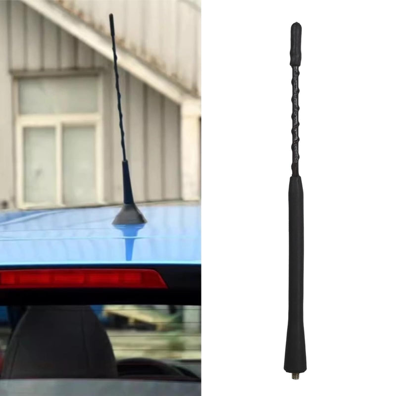1J0 035 849 A, car antenna mast, universal car roof mast stereo radio, FM AM reinforced booster antenna (9 inch, 16 inch) (9 inch) 9inch