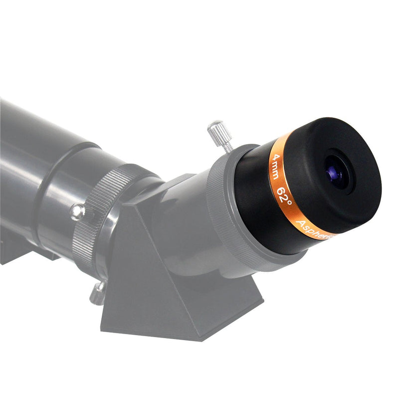 [Australia - AusPower] - SVBONY Eyepieces 4mm Telescopes Lens Wide Angle 62 Degree Aspheric Eyepiece HD Fully Coated Telescope Accessory for 1.25 inches Astronomic Telescopes 