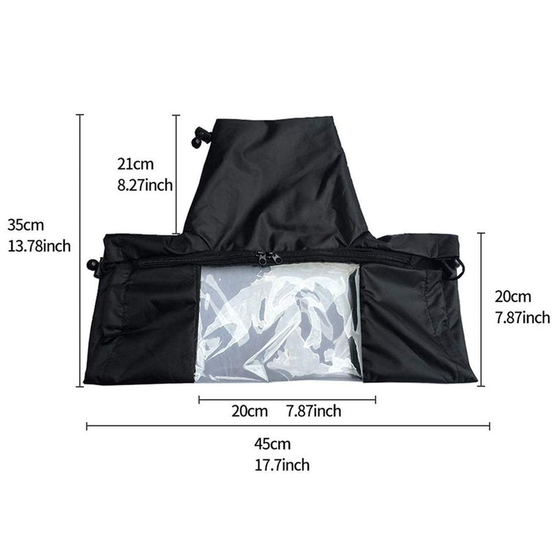 [Australia - AusPower] - WANBY Waterproof Camera Rain Cover Professional Soft Black Camera Rain Covers for All DSLR SLR Cameras 
