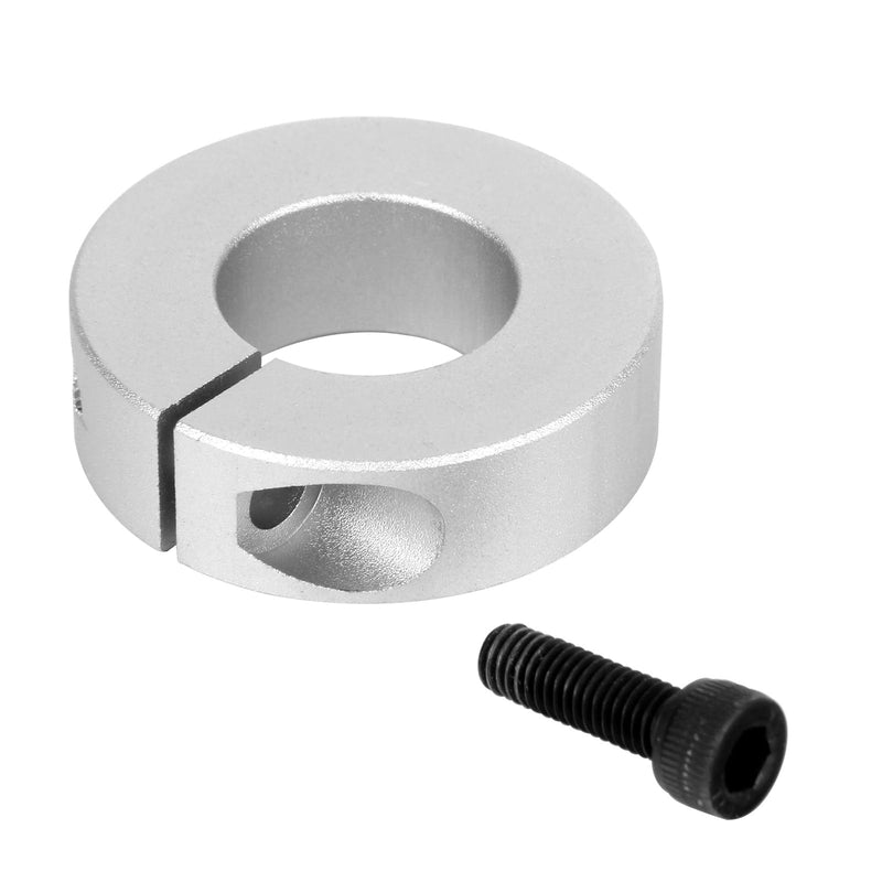 [Australia - AusPower] - (4-Pack) Shaft Collar Bore 15mm, Aluminum Alloy One Piece Shaft Collar Clamp Style, 35mm OD, 12mm Thickness, with M5 Set Screws 15mm Bore Size 4 