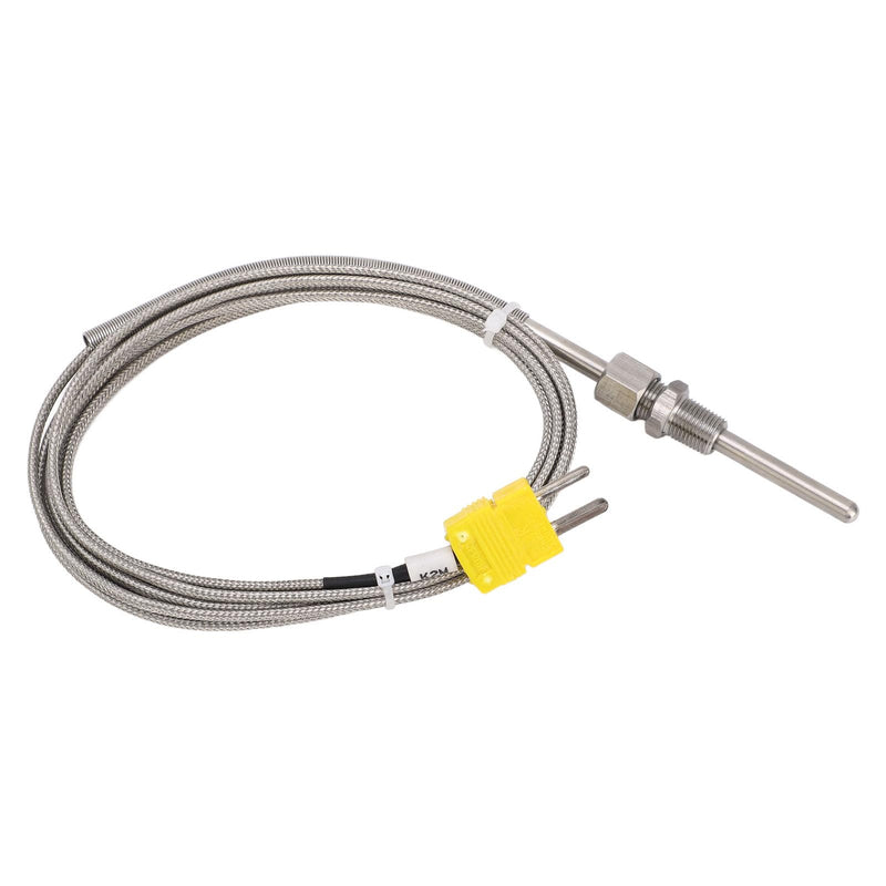 [Australia - AusPower] - K Type Thermocouple 1/8 NPT 80mm Probe for Industrial Temperature Measurement with -100 to 1250 ℃ Range 
