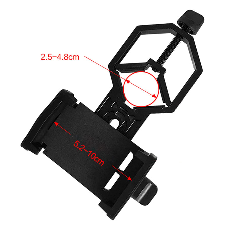 [Australia - AusPower] - SVBONY Universal Cell Phone Adapter Mount Telescope Phone Mount for Binocular Monocular Spotting Scope Telescope Support Eyepiece Diameter 25 to 48mm 25-48mm 