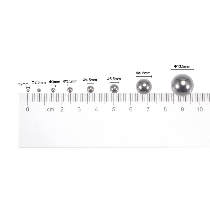 [Australia - AusPower] - uxcell 5000pcs 2mm 201 Stainless Steel Bearing Balls G100 Precision 5000 