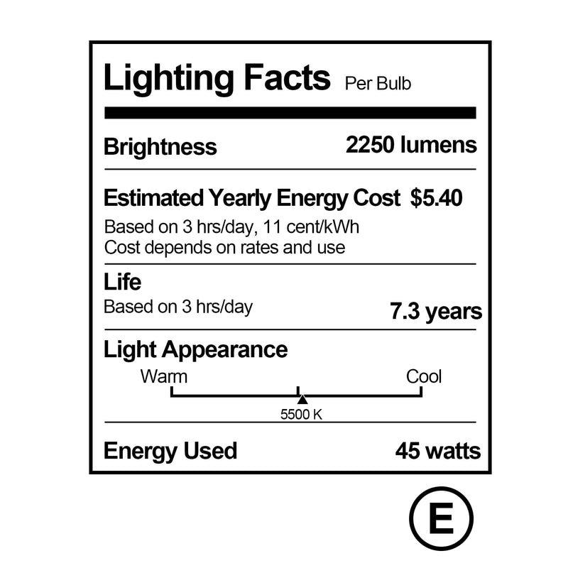 EMART Full Spectrum Light Bulb, 4 x 45W 5500K Spiral CFL Daylight for Photography Photo Video Studio, Softbox Lighting Kit, Household Use, Portrait Shooting White(4 Pack) 4 Count(Pack of 1)