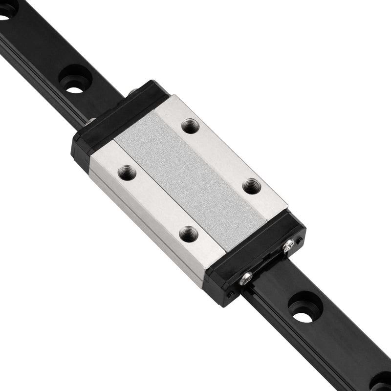 [Australia - AusPower] - 400mm MGN9 Linear Sliding Rail Guide with a MGN9H Carriage Block for 3D Printer and CNC Machine,Black (MGN9H, 400mm) 