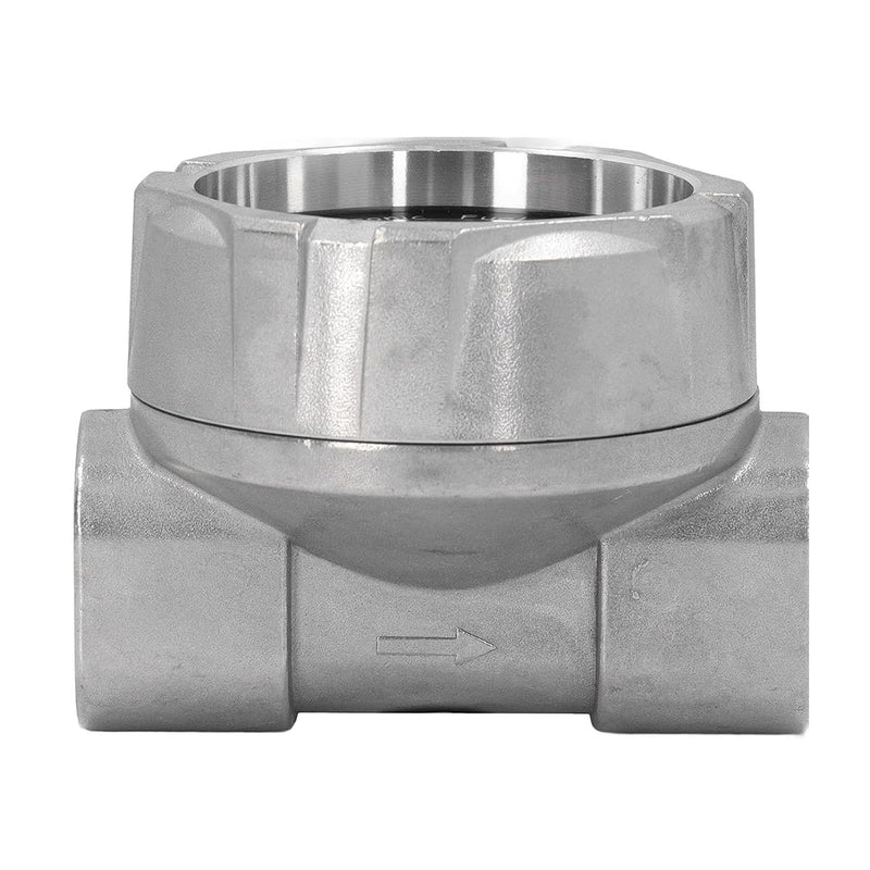 Ubric 1 Inch Stainless Steel Flow Meter Electronic Digital Flow Meter Stainless Steel Liquid Water Petrol Kerosene Oil