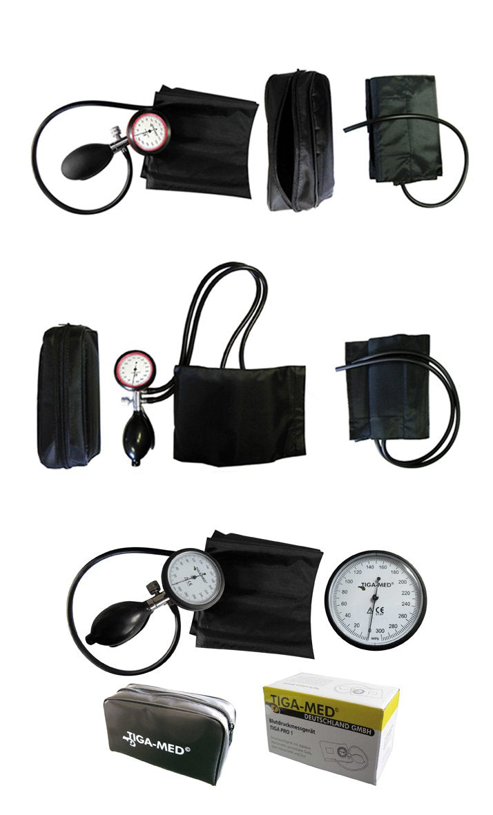 [Australia - AusPower] - Tiga-Med Upper Arm Blood Pressure Monitor 1 Tube + Carry Bag 