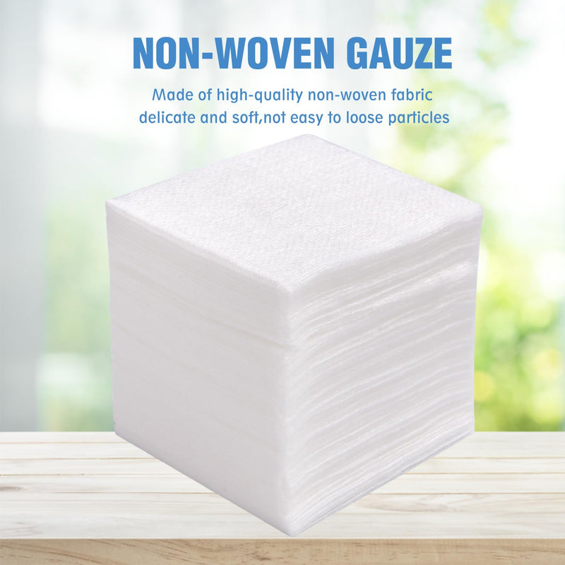 [Australia - AusPower] - 200 Gauze Pads, Highly Absorbent Non-Woven Gauze Sponges 4-Ply, 2x2 Inch All-Purpose Non-Sterile Gauze Pads, Dental Gauze Wound Care Product 1 Pack of 200 2"x2"(Pack of 200) 