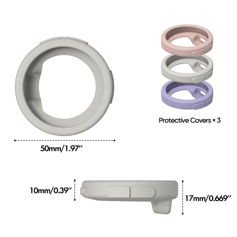 [Australia - AusPower] - AWINNER Stethoscope Cover Compatible with EKO CORE 500 Digital, 3 Pack (Silt+Starlight+Purple) Silt+Starlight+Purple 