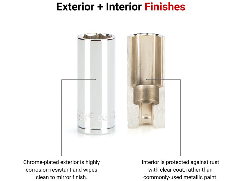 [Australia - AusPower] - TEKTON 1/4 Inch Drive x 8 mm Deep 6-Point Socket | SHD03108 
