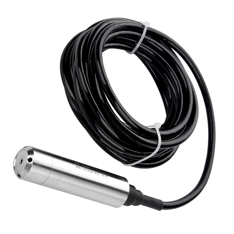DC 24V 4-20mA Plug-In Level Sensor ALS-MPM-2F for Depth Measurement 0-5m, Stainless Steel, Anti-Corrosion, Anti-Clogging