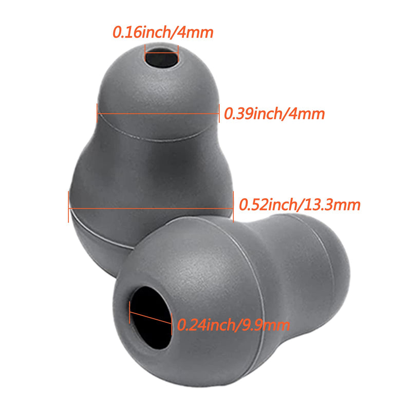 [Australia - AusPower] - Replacement Accessories Kit Fits Classic 3, Cardiology 3 & Cardiology 4 Stethoscope for Littman Stethoscope Replacement Parts & Stethoscope Bell Diaphragm Cover and Eartips Replacement Parts. grey 