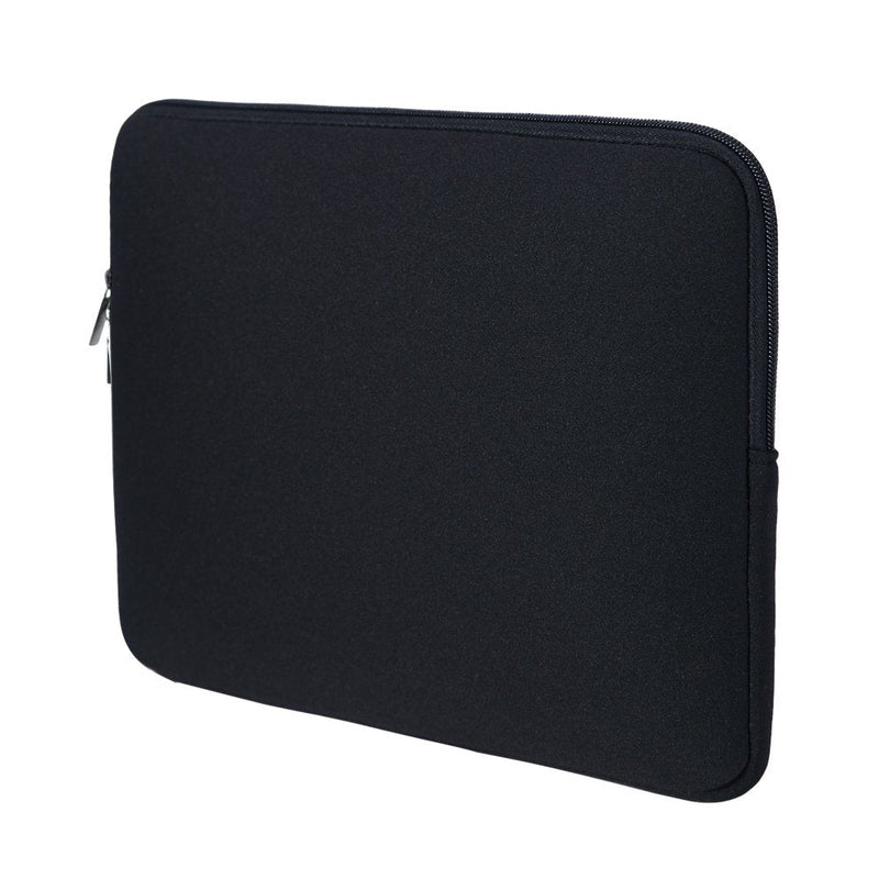 [Australia - AusPower] - RAINYEAR 14 Inch Laptop Sleeve Case Protective Soft Padded Zipper Cover Carrying Computer Bag Compatible with 14" Notebook Chromebook Tablet Ultrabook (Black) 14" Black 