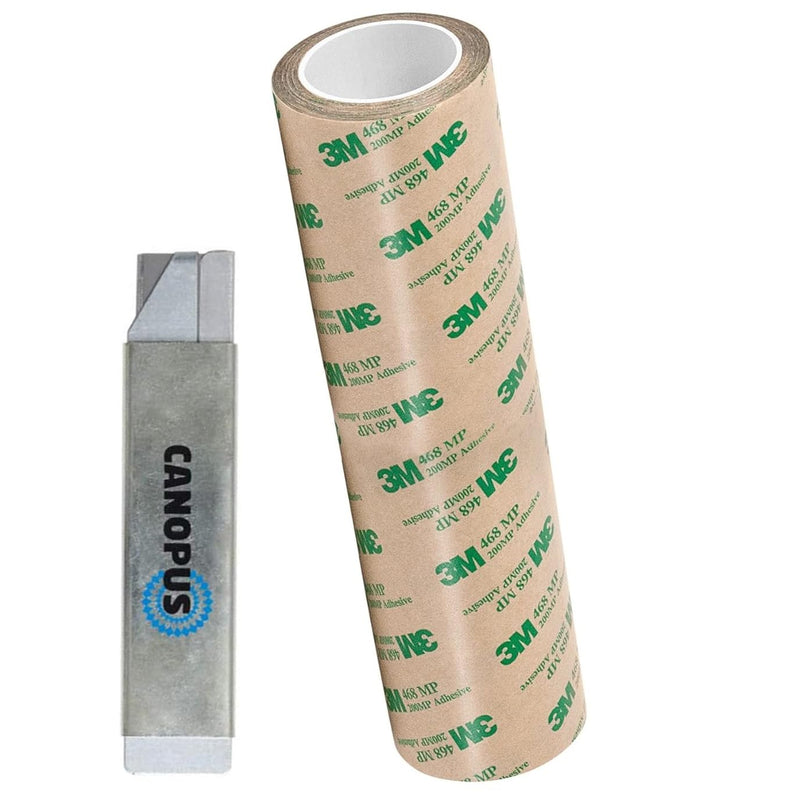 CANOPUS Double Sided Transfer Sheet, 468MP Adhesive Transfer Tape, 12in x 5yd