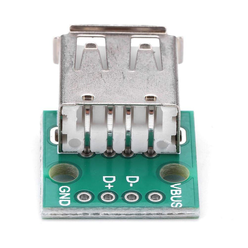 10 x USB Port Plate Type A Female Breakout Gasket 2.54mm Pitch Adapter Dip Connector