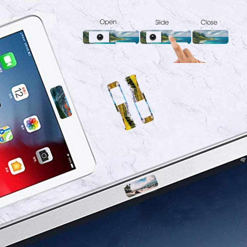 [Australia - AusPower] - Laptop Camera Cover Slide,Protective Cover for Laptop, Desktop, PC,MacBook Pro, MacBook Air, iPad, iMac, Tablet,Protecting Privacy Security (Scenery) Scenery 