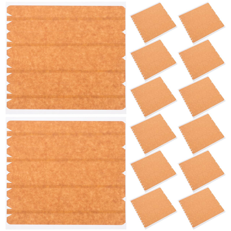 SOLUSTRE Writable Brown Craft Tape 8.46X1.88In Heavy Duty Packaging Tape with Easy Tear Strip for Secure Box Sealing Shipping and Moving