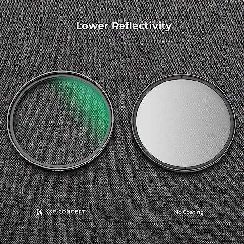 K&F CONCEPT 77mm White Mist 1/4 Filter White Diffusion Filter