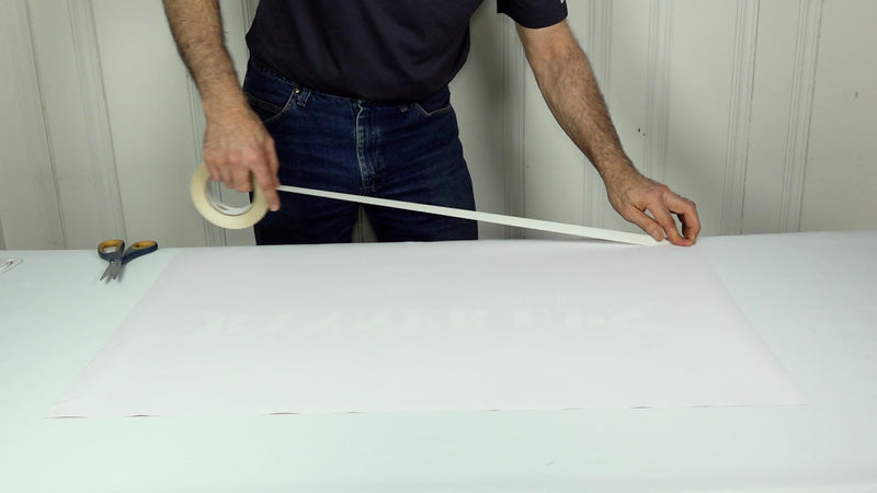 TigerTape - Premium Double-Sided Banner Hem Tape - 1 Roll 1"" x36yd - Made in USA, Clear