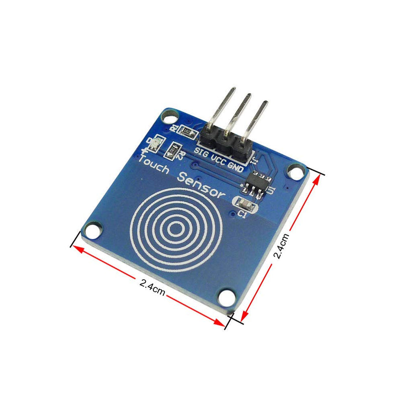 [Australia - AusPower] - 10PCS TTP223B Digital Touch Sensor Capacitive Touch Switch Module Inching Tact Switch DIY 