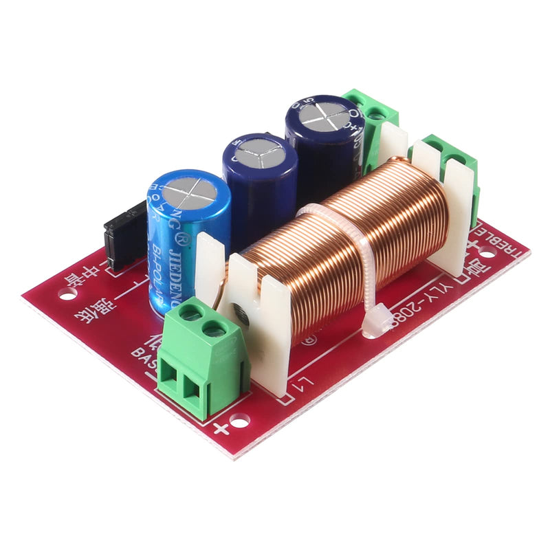 [Australia - AusPower] - 2pcs 400W Adjustable Speaker Crossover 2 Way Treble/Bass 2 Unit Audio Frequency Divider Distributor Filters Updated Version 