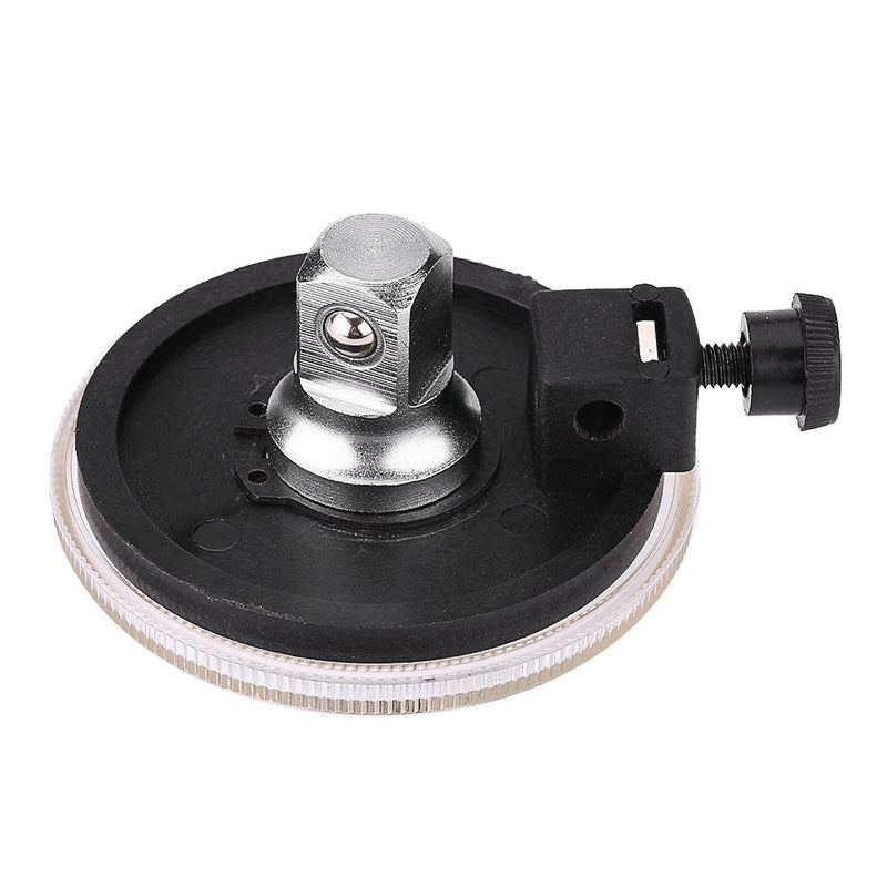 Keenso Car Rotary Protractor, 2 Pieces 1/2 Inch 360 Degree Angle Torque Angle Gauge with Adjustable Arm for 1/2 Inch Dr. Tools Ratchet/Torsion Wrench/Power Bar